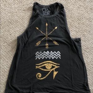 Chaser graphic tank top